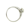 The Perfect Platinum Vintage Solitaire - Gem Set Love