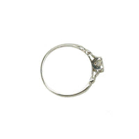 Platinum and Diamond Vintage Engagement ring