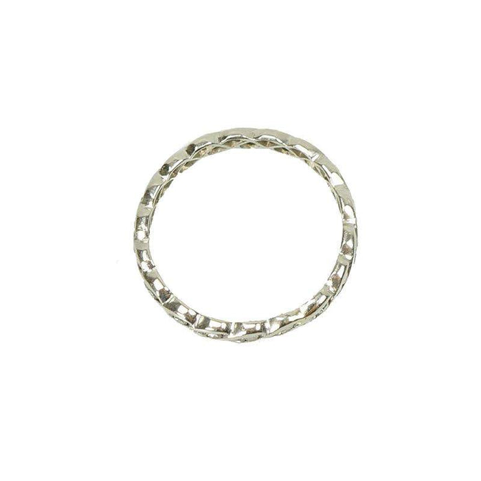 Vintage Platinum and Diamond Eternity Band