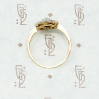 Stunning Fancy Diamond Edwardian Ring