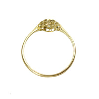 Old European Diamond Cluster Vintage Engagement Ring - Gem Set Love