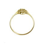 Old European Diamond Cluster Vintage Engagement Ring - Gem Set Love