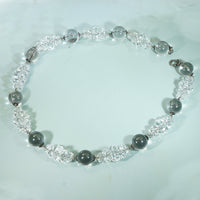 Extra Special Pools of Light and Rock Crystal Deco Necklace