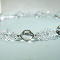 Extra Special Pools of Light and Rock Crystal Deco Necklace