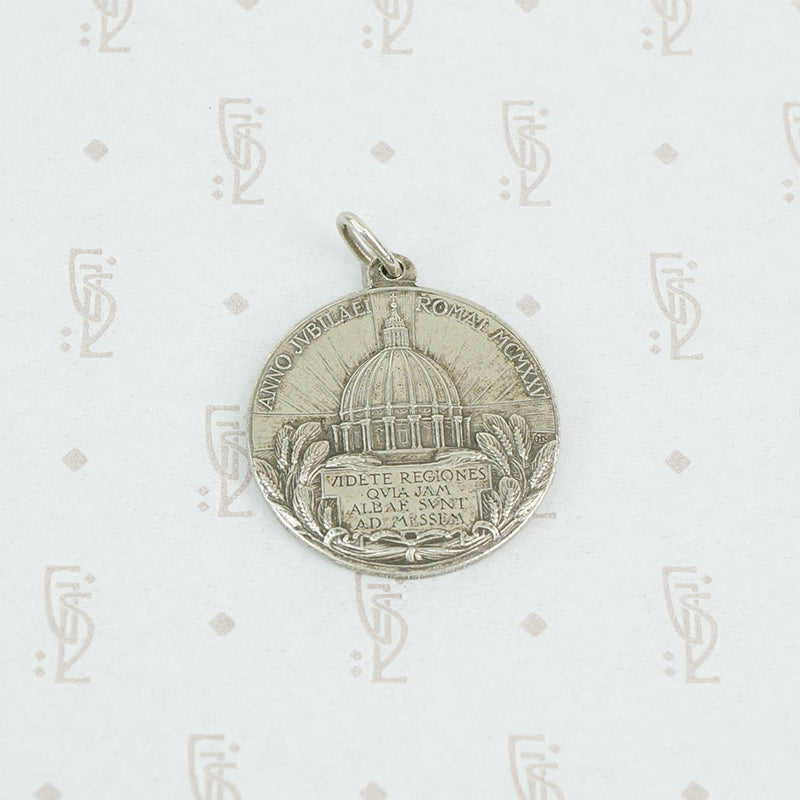 sterling pope pius XI pendant reverse with vatican