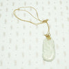 Pale Celadon Jade Carved Plums Necklace