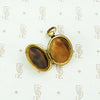 Regal Small Oval Gold Pocket Watch Locket