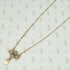 The Rose Gold Pyrite Heart Lock Necklace