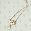 The Rose Gold Pyrite Heart Lock Necklace
