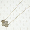 Quatrefoil Rose Gold Pyrite Necklace