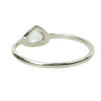 Triangular Table Cut Diamond set in White Gold by 720