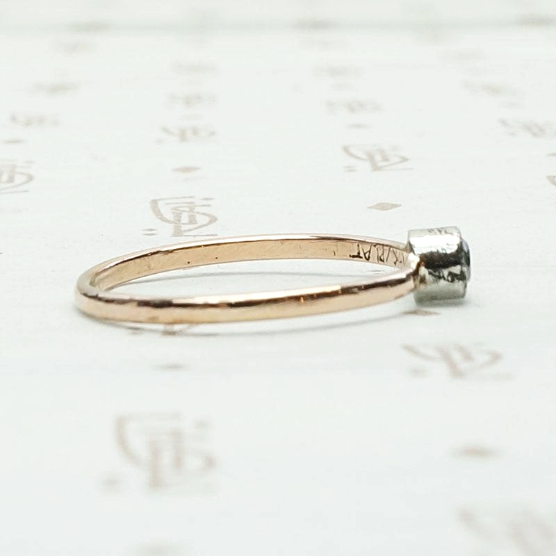 Orbit Delicate Bezel Set Diamond Solitaire