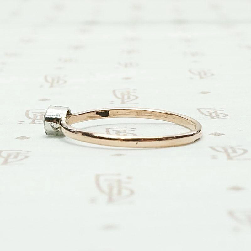 Orbit Delicate Bezel Set Diamond Solitaire