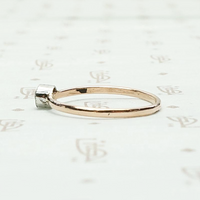 Orbit Delicate Bezel Set Diamond Solitaire