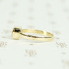 Cushion Cut Imperial Topaz Ring in 14k Yellow Gold
