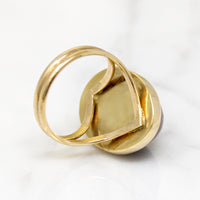 Bezel Set Beauty A Petrified Organic Specimen Ring