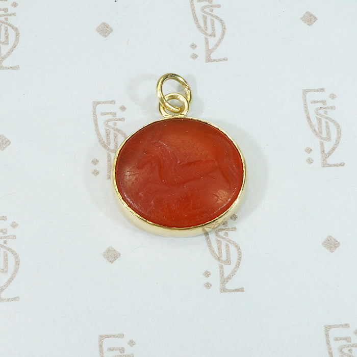 An Ancient Intaglio Fob Capricornus