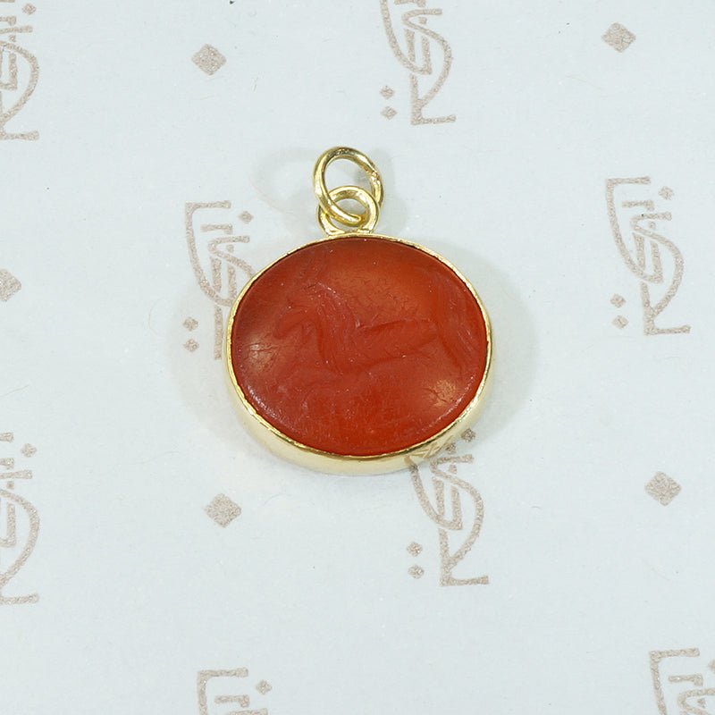 An Ancient Intaglio Fob Capricornus