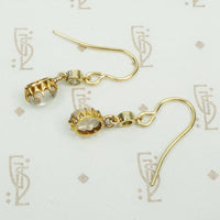 LUNA Moonstone and Diamond Ear Drops