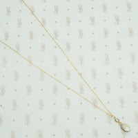antique moonstone and vintage diamond recycled gold necklace