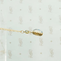 LUNA Moonstone and Diamond Pendant