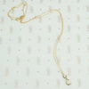 vintage diamond and moonstone recycled gold pendant