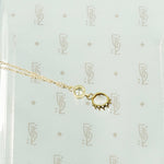 LUNA Moonstone and Diamond Pendant