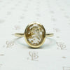 Golden Sparks Rutilated Quartz Artisan Ring