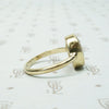 Golden Sparks Rutilated Quartz Artisan Ring