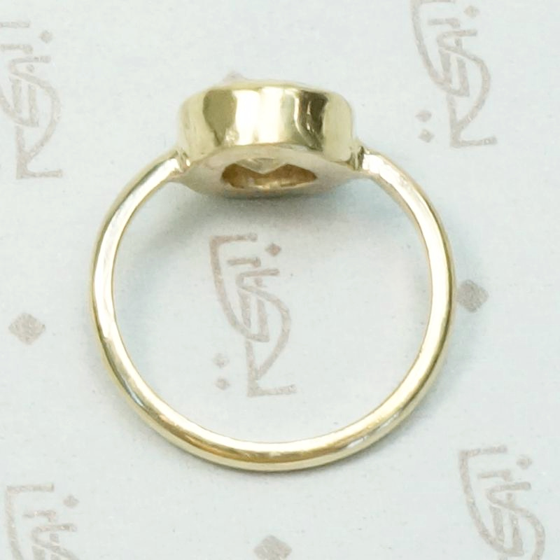 Golden Sparks Rutilated Quartz Artisan Ring