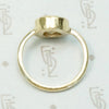 Golden Sparks Rutilated Quartz Artisan Ring