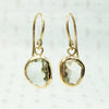 Organics Green Amethyst Earring in Recycled Gold by 720