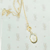 Luna Moonstone and Diamond Pendant