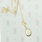 Luna Moonstone and Diamond Pendant