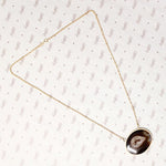Hypnotic Georgian Agate with Crystalline Eye Necklace by 720