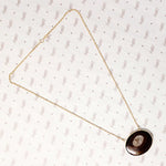 Hypnotic Georgian Agate with Crystalline Eye Necklace by 720