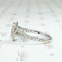 Estate Marquise Cut Diamond Engagement Ring