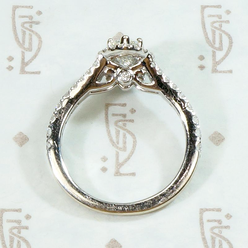 Estate Marquise Cut Diamond Engagement Ring