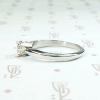 Sparkling Diamond Solitaire Engagement Ring in Platinum by 720