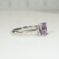 Lovely Lilac Antique Sapphire Solitaire Ring by 720