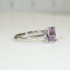 Lovely Lilac Antique Sapphire Solitaire Ring by 720