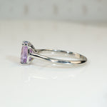 Lovely Lilac Antique Sapphire Solitaire Ring by 720