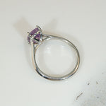 Lovely Lilac Antique Sapphire Solitaire Ring by 720