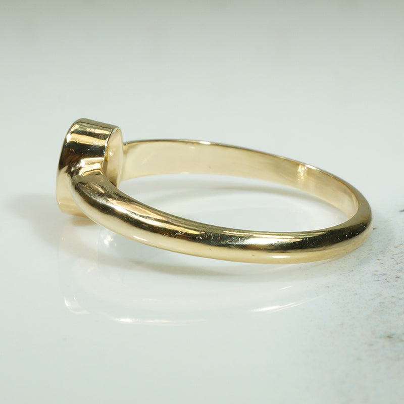Vintage Yellow Sapphire Solitaire by 720