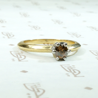 Brilliant Fancy Brown Diamond Solitaire by 720