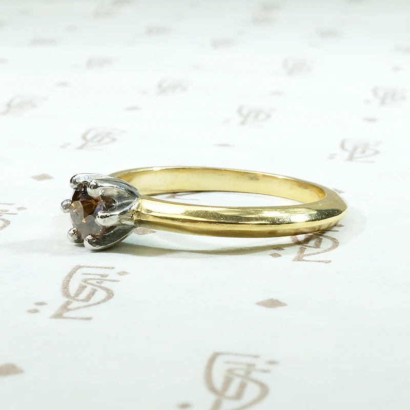 Brilliant Fancy Brown Diamond Solitaire by 720