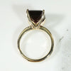Dramatic Garnet in Regal Gold Solitaire by 720