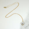 Glowing Antique Moonstone in Gold Pendant