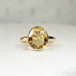 Organics Citrine & Recycled Gold Ring by 720