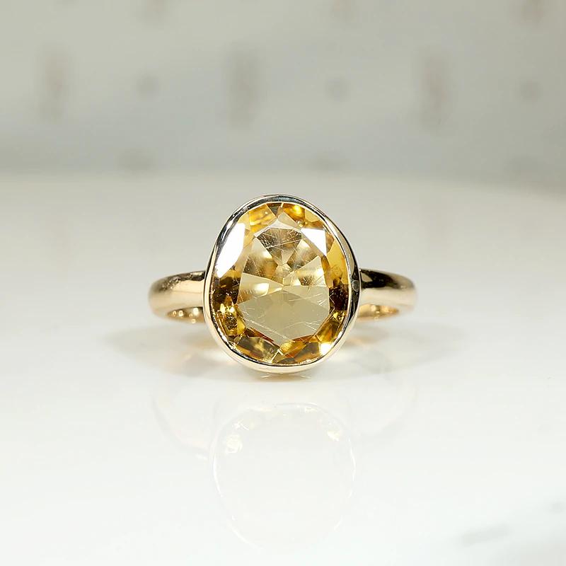 Organics Citrine & Recycled Gold Ring by 720